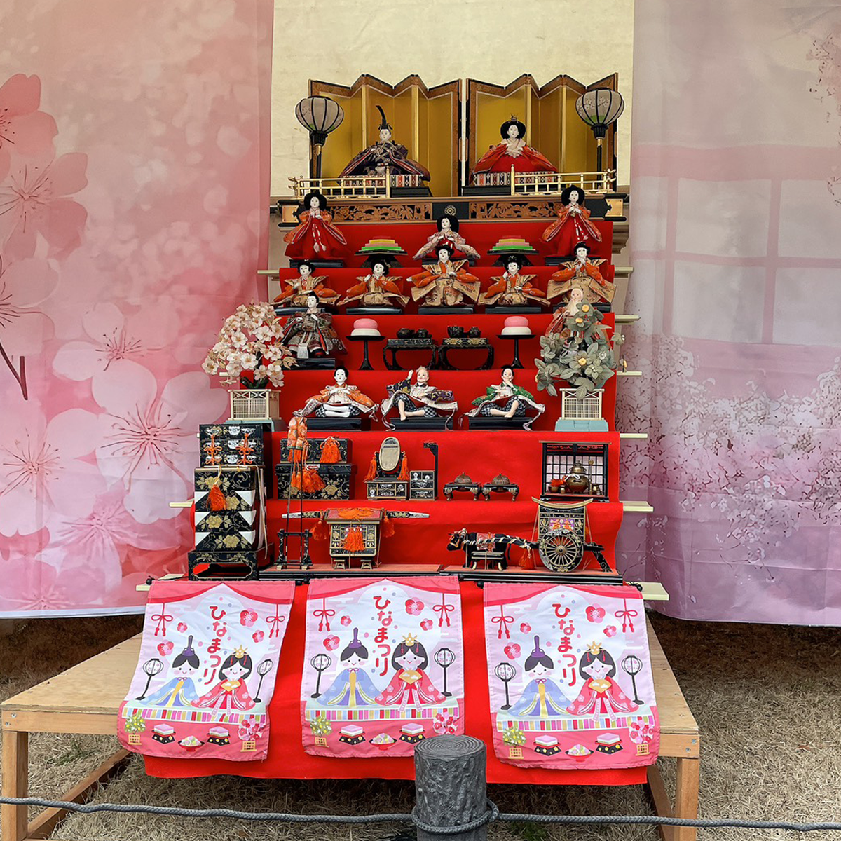 春を彩る『ひなまつり』飾り